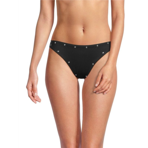 Cynthia Rowley Studded Bikini Bottoms