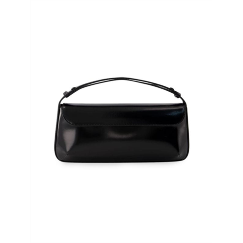 Sleek Baguette Bag - Courreges - Leather - Black