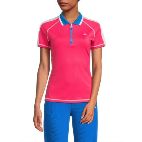 J.Lindeberg Kourtney Zip Polo