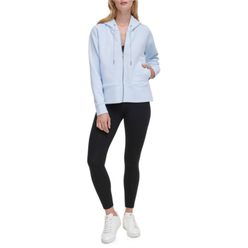 DKNY Sport Textured Zip Hoodie