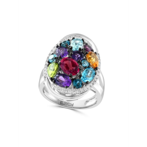 Effy Sterling Silver Multi Stone Ring