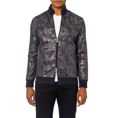 Pino by PinoPorte Modern Fit Camo Track Jacket