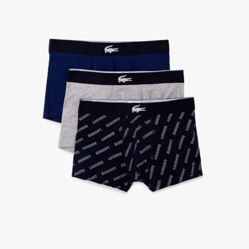 Lacoste Mens 3-Pack Trunks