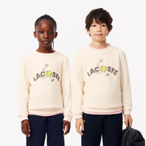 Lacoste Kids Printed Crew Neck Sweatshirt