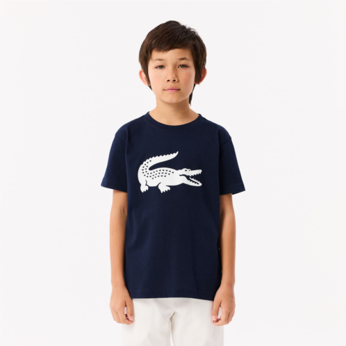 Lacoste Kids Oversized Technical Cotton Tennis T-Shirt