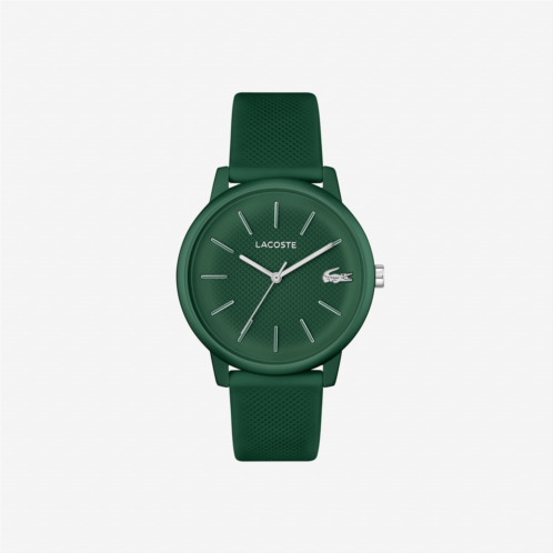 Mens Lacoste.12.12 Move 3 Hands Watch Khaki Silicone