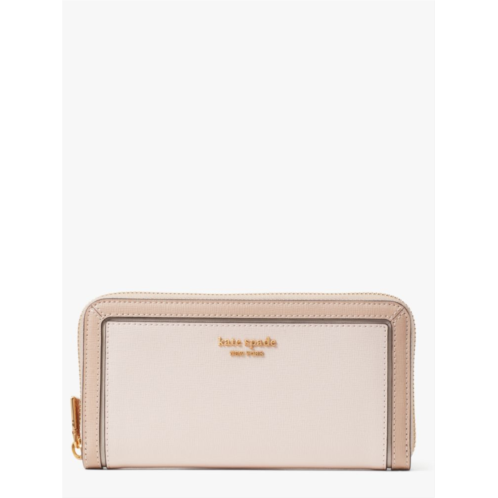 Kate spade Morgan Colorblocked Zip Around Continental Wallet