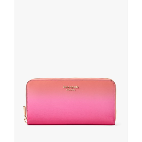 Kate spade Morgan Ombre Zip Around Continental Wallet