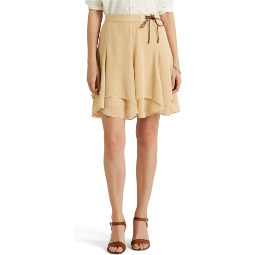 POLO RALPH LAUREN Crinkle Georgette Skirt