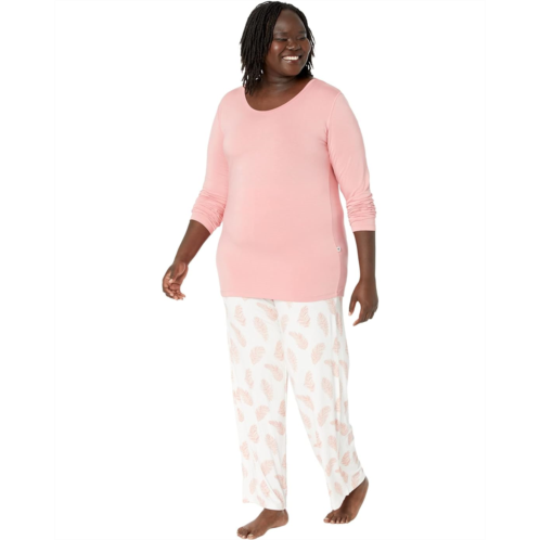 Kickee Pants Long Sleeve Loosey Goosey Tee & Pants PJ Set