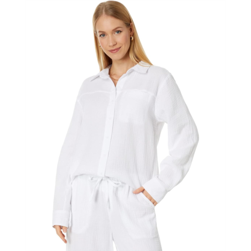 Womens Splendid Kit Gauze Shirt