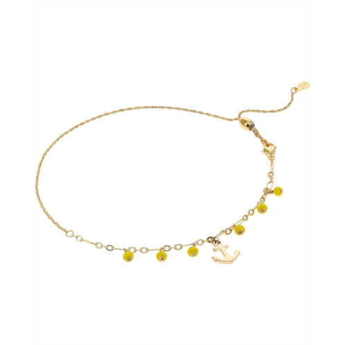 Alex and Ani Anchor and Beaded Anklet