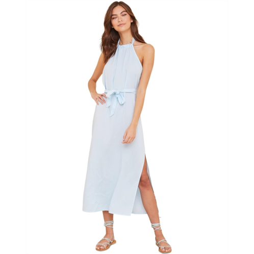 Bella dahl Smocked Waist Halter Midi Dress