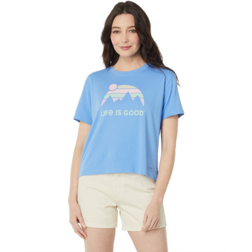 Life is Good Short Sleeve Boxy Crusher Tee