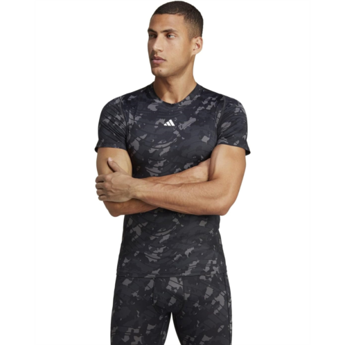 Adidas Techfit All Over Printed Training T-Shirt