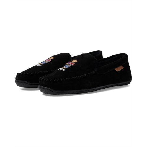 Polo Ralph Lauren Brenan Holiday Bear Suede Moccasin Slipper