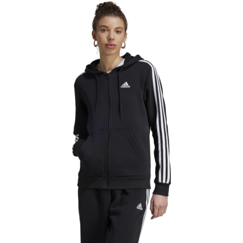 Adidas 3-Stripes Fleece Full Zip Hoodie