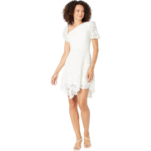 BCBGMAXAZRIA Scalloped Lace Dress