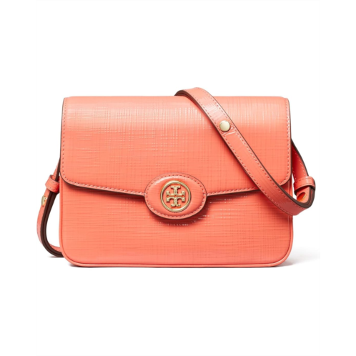 Tory Burch Robinson Crosshatched Convertible Shoulder Bag