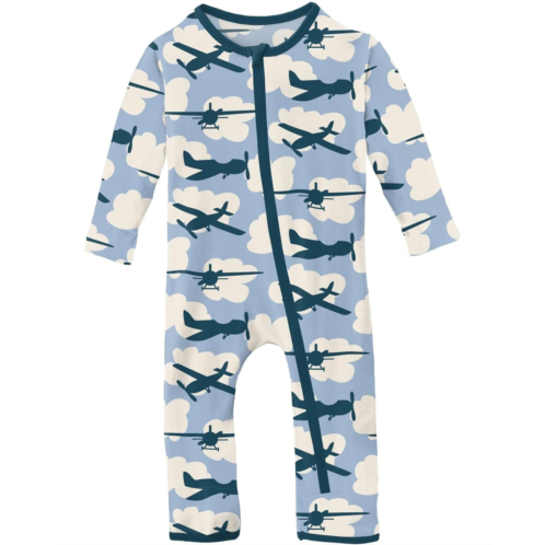 Kickee Pants Kids Print Coverall with Zipper (Infant)