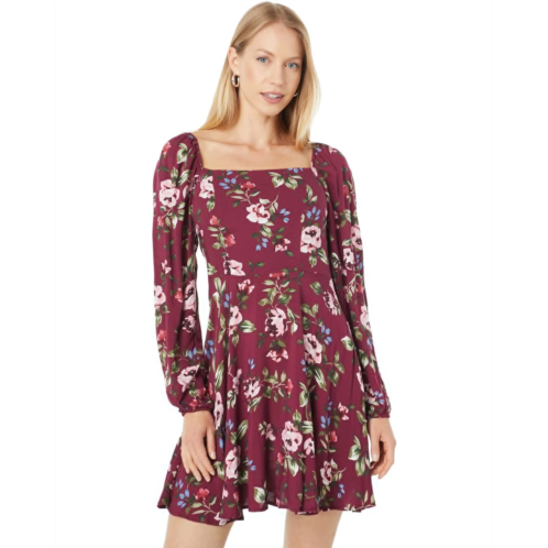 Bebe Floral Chiffon Ditsy Dress