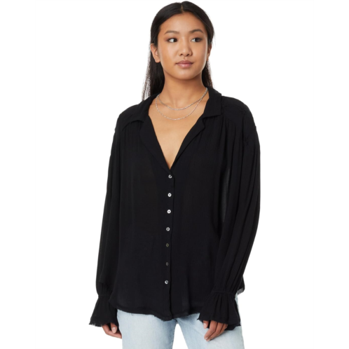 Womens Free People Olivia Smocked Top