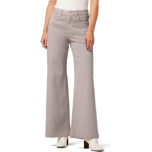 Hudson Jeans Jodie Wide Leg in Coated Moonrock