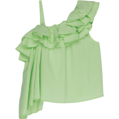 HABITUAL girl Asymmetrical Ruffle Top (Big Kids)