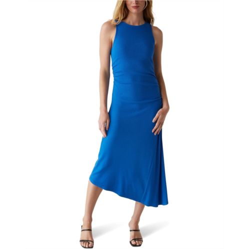 Womens Michael Stars Perez Ruched Sleeveless Midi Dress