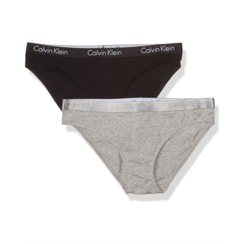 Womens Calvin Klein Motive Cotton Multipack Bikini Panty