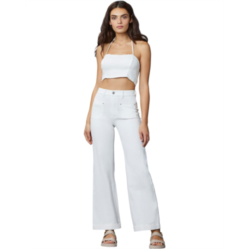 DL1961 Hepburn Wide Leg in White Tide