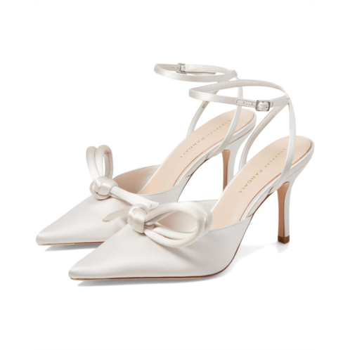 Womens Loeffler Randall Alina Bow Pump with Ankle Strap