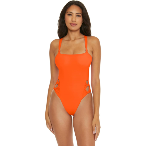 Womens BECCA Baja Mar Bow Side One Piece