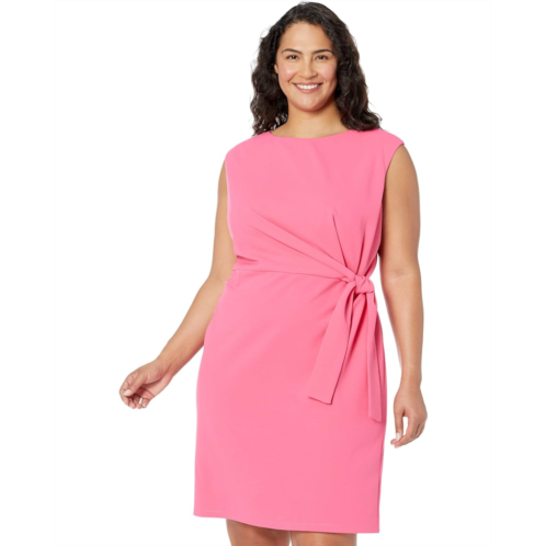 Donna Morgan Plus Size Mini Dress with Twist