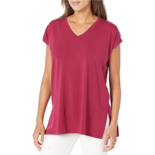 Eileen Fisher V-Neck Long Boxy Top