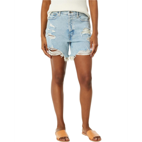 Lucky Brand 90s Midi Shorts in Script