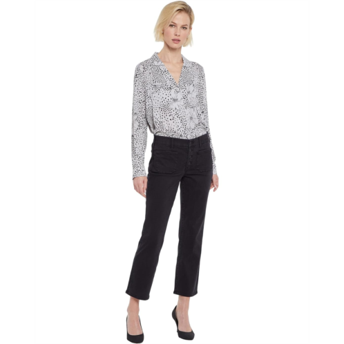 NYDJ Petite Waistmatch Marilyn Straight Ankle Pants in Trinity