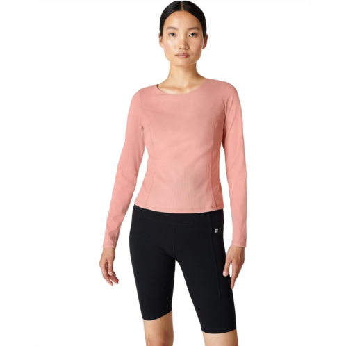 Sweaty Betty Super Soft Rib Yoga Long Sleeve Top