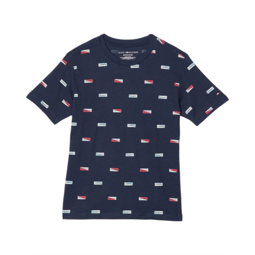 Tommy Hilfiger Kids Postal Print Short Sleeve T-Shirt (Big Kids)