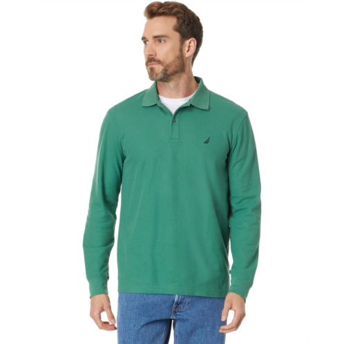 Nautica Sustainably Crafted Classic Fit Long Sleeve Deck Polo