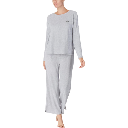 DKNY Long Sleeve Top and Ankle Pants Set