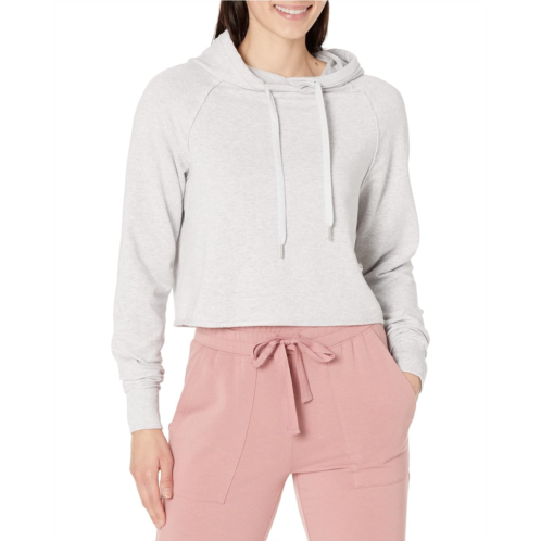 Tasc Performance Varsity French Terry Crop Hoodie