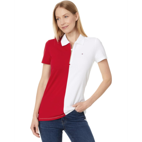 Tommy Hilfiger Color Block Zip Polo