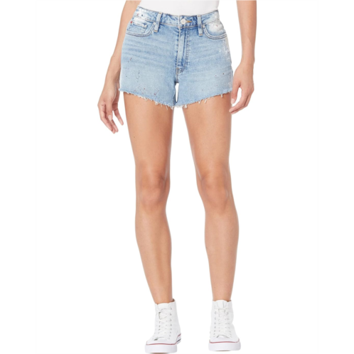 Hudson Jeans Croxley High-Rise Shorts (Flap) in Pigment Explosion