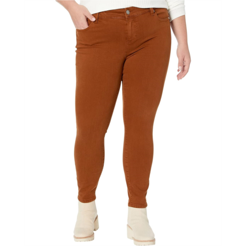 Liverpool Los Angeles Plus Size Abby Ankle Skinny 28 in Cognac