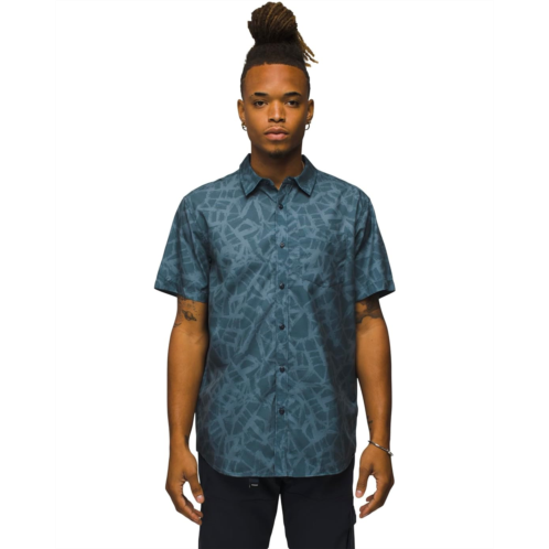 Mens Prana Lost Sol Printed Short Sleeve Shirt Standard Fit