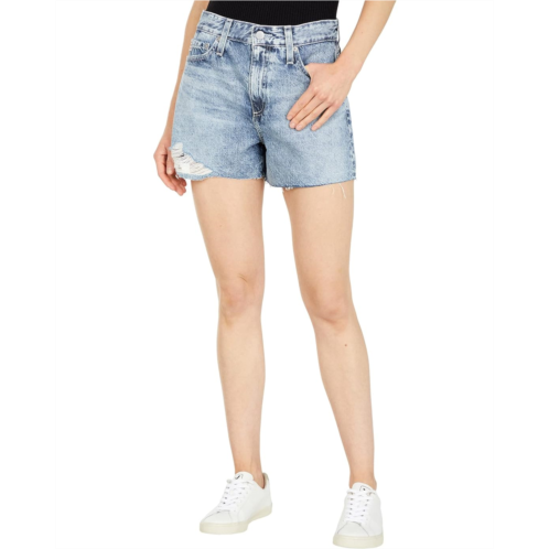 AG Jeans Alexxis High-Rise Vintage Shorts in 25 Years Calico