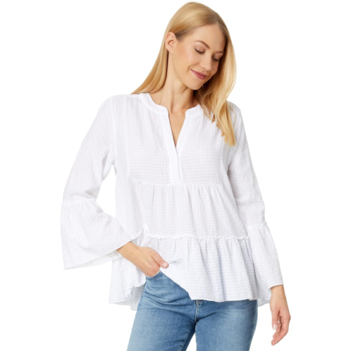 Womens Dylan by True Grit Reese Cotton Gauze Ella Blouse