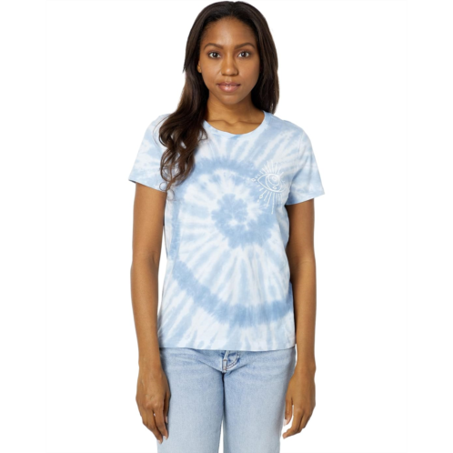 Lucky Brand Tie-Dye Spiritual Eye Classic Crew Tee