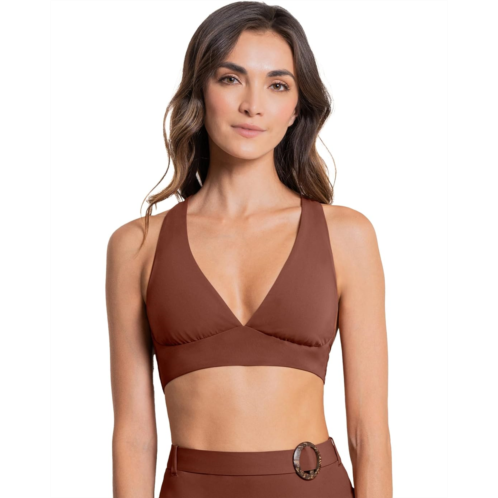 Womens Maaji Moccachino Patri Long Line Triangle Top